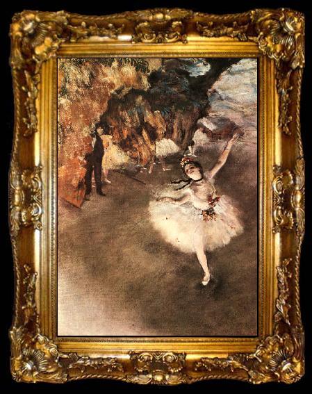 framed  Edgar Degas The Star Dancer on Stage, ta009-2